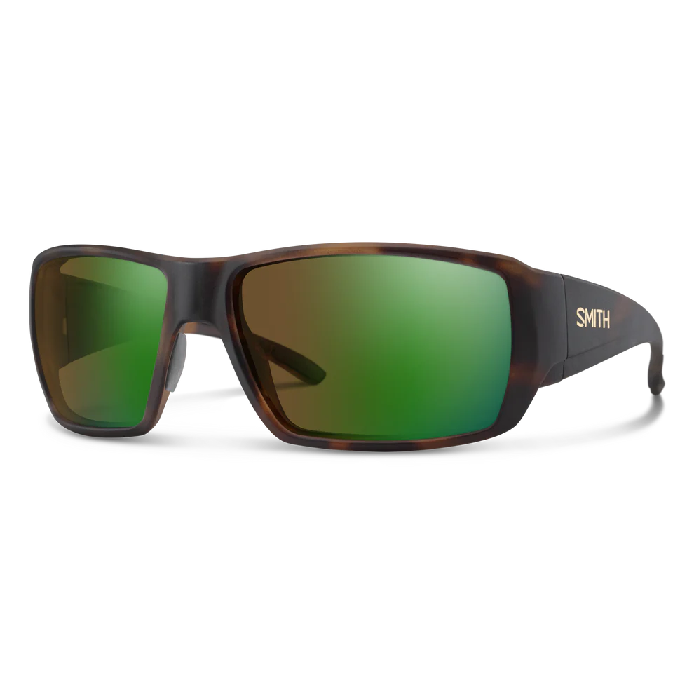Smith Guide Choice XL Polarized Sunglasses-Sunglasses-Smith-Matte Tortoise Frame w/ Brown Green Mirror-Tackle World