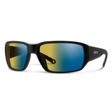 Smith Hookset Polarized Sunglasses-Sunglasses-Smith-Matte Black Frame w/ Yellow Blue Mirror-Tackle World