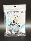 MagicTail Ballyhoo Pin Rigged Chin Weight & Chin Weights-Terminal Tackle-MagicTail-Pin Rigged Chin Weight-1/2oz-5pk-Tackle World