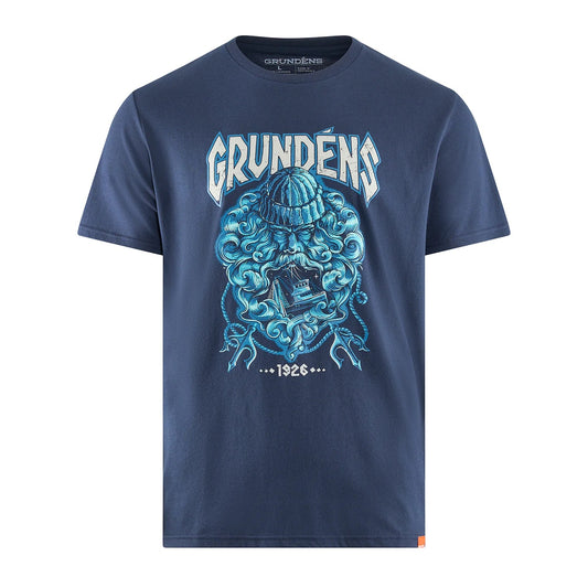 Grundens Njord Short Sleeve T-Shirt-Apparel-Grundens-Dark Navy-M-Tackle World