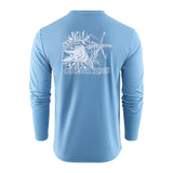 Grundens Tuna Torpedo LS Tech Tee-Apparel-Grundens-Captain's Blue-M-Tackle World