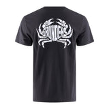 Grundens Eat Your Words HD Pocket Short Sleeve T-Shirts-Apparel-Grundens-Crab Graphic Black-M-Tackle World