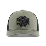 Grundens Fish Fearlessly Trucker Hats-Apparel-Grundens-Loden-One Size-Tackle World