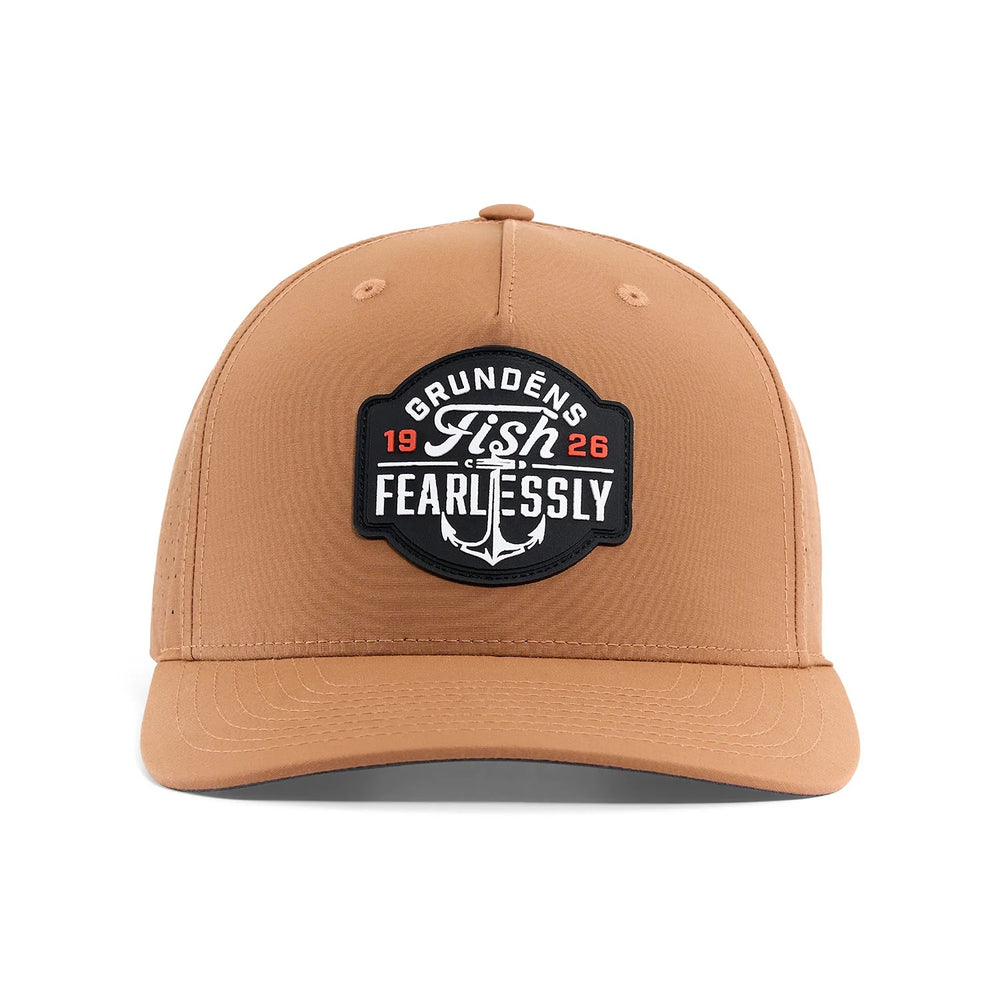 Grundens Fish Fearlessly Vented Hats-Apparel-Grundens-Clay-One Size-Tackle World