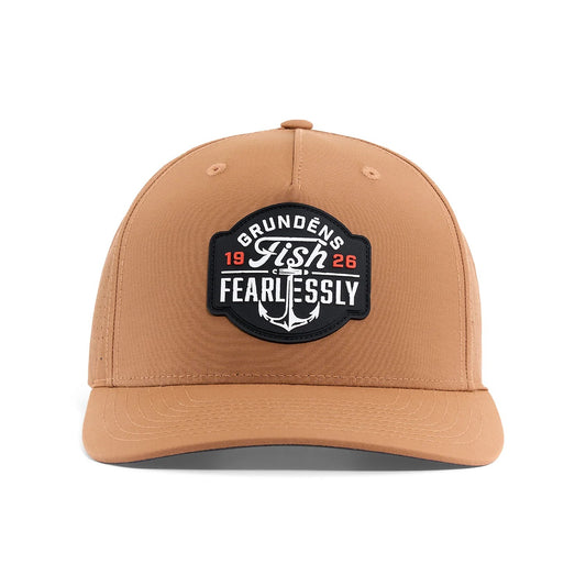Grundens Fish Fearlessly Vented Hats-Apparel-Grundens-Clay-One Size-Tackle World