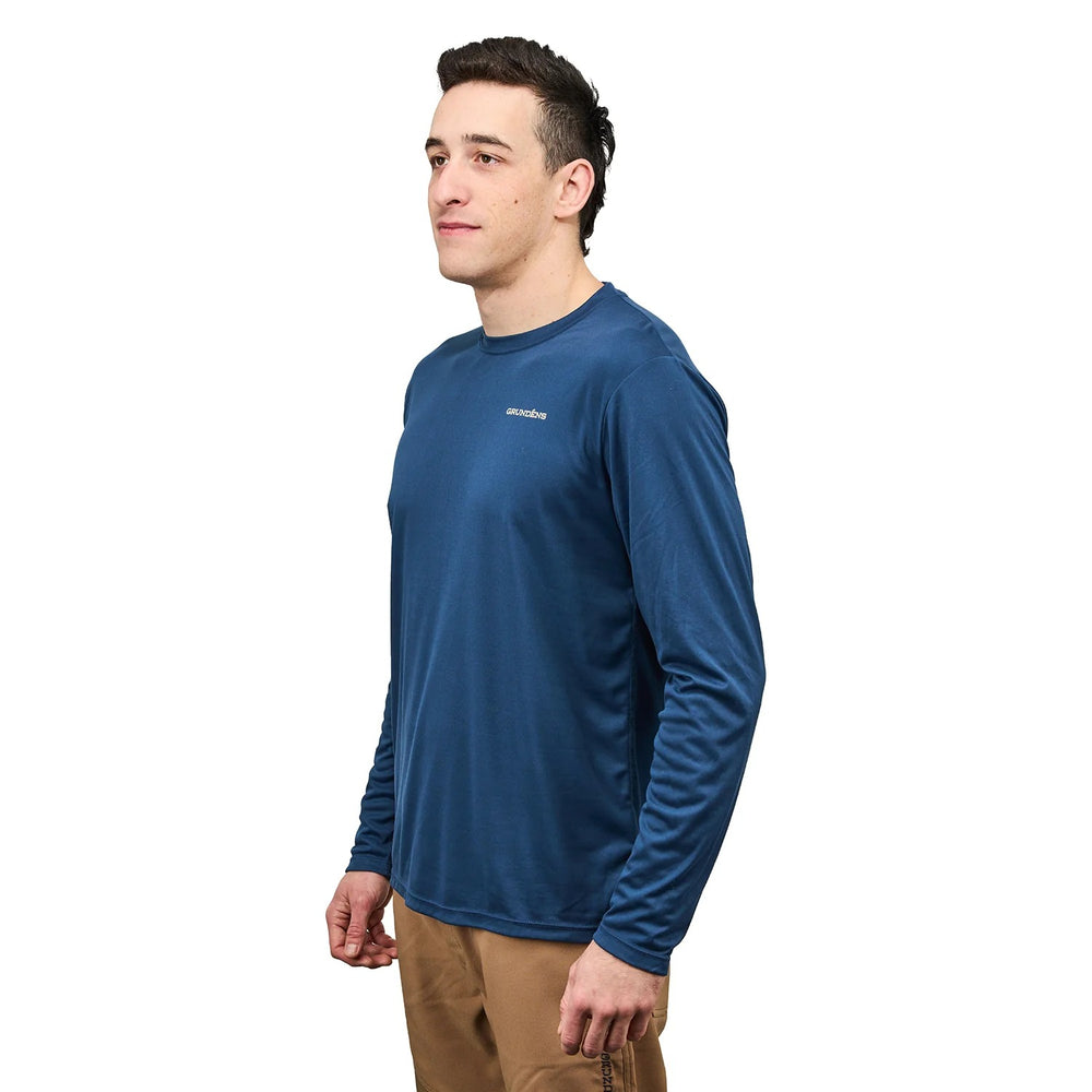 Grundens Drift Boat LS Tech Tee-Apparel-Grundens-Tackle World