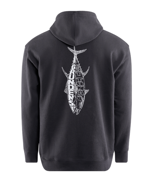 Grundens Eat Your Words Dwr Hd Hoodie-Apparel-Grundens-Black Tuna Graphic-M-Tackle World