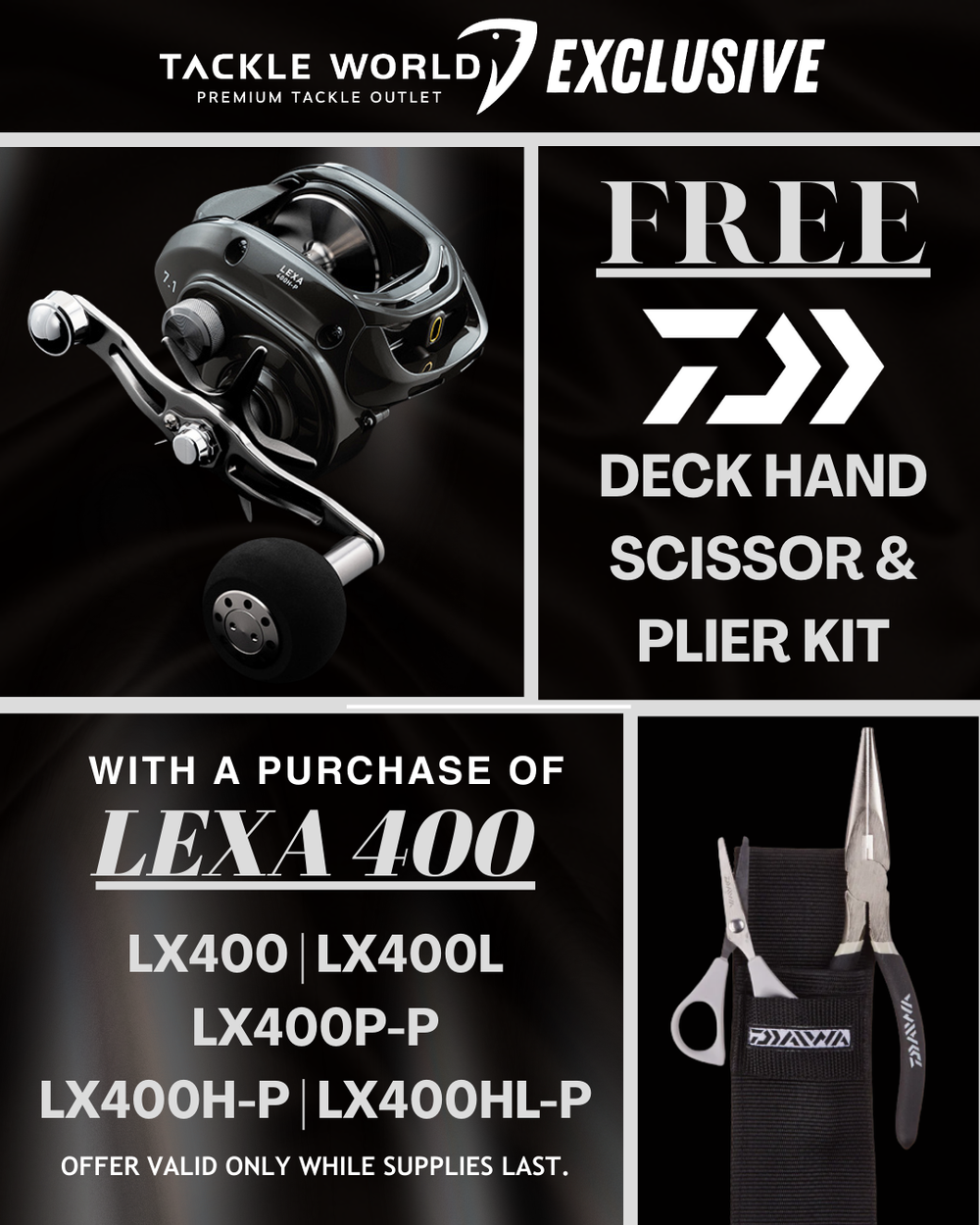 Daiwa 2023 Lexa Baitcasting Reels-Reel-Daiwa-Tackle World