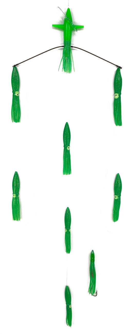 Sterling Tackle 18" Tracker Bar - 9" Bulb Squids-Lures-Sterling Tackle-Port-Green-Tackle World