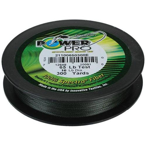 PowerPro Braided Spectra Line-Line & Leader-Power Pro-5 lb / 150 yd-Moss Green-Tackle World