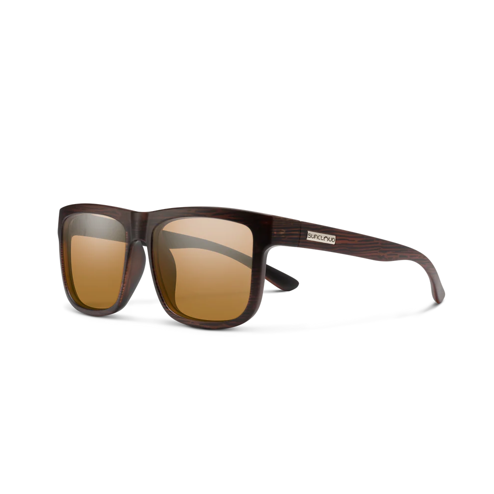 Suncloud Quiver Polarized Sunglasses-Sunglasses-Suncloud-Matte Burnished Brown Frame w/ Brown Mirror-Tackle World