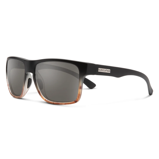 Suncloud Rambler Polarized Sunglasses-Sunglasses-Suncloud-Black Tortoise Fade Frame w/ Gray Mirror-Tackle World