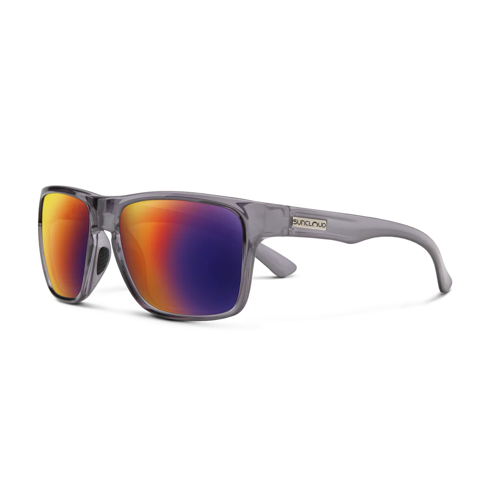 Suncloud Rambler Polarized Sunglasses-Sunglasses-Suncloud-Transparent Gray Frame w/ Plasma Mirror-Tackle World