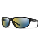 Smith Redding 2 Polarized Sunglasses-Sunglasses-Smith-Matte Black Frame w/ Yellow Blue Mirror-Tackle World