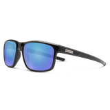 Suncloud A-Team Polarized Sunglasses-Sunglasses-Suncloud-Black Frame w/ Blue Mirror-Tackle World