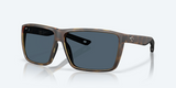 Costa Rincon II Polarized Sunglasses-Sunglasses-Costa-Matte Tortoise Frame w/ Gray Polycarbonate 580P Lens-Tackle World