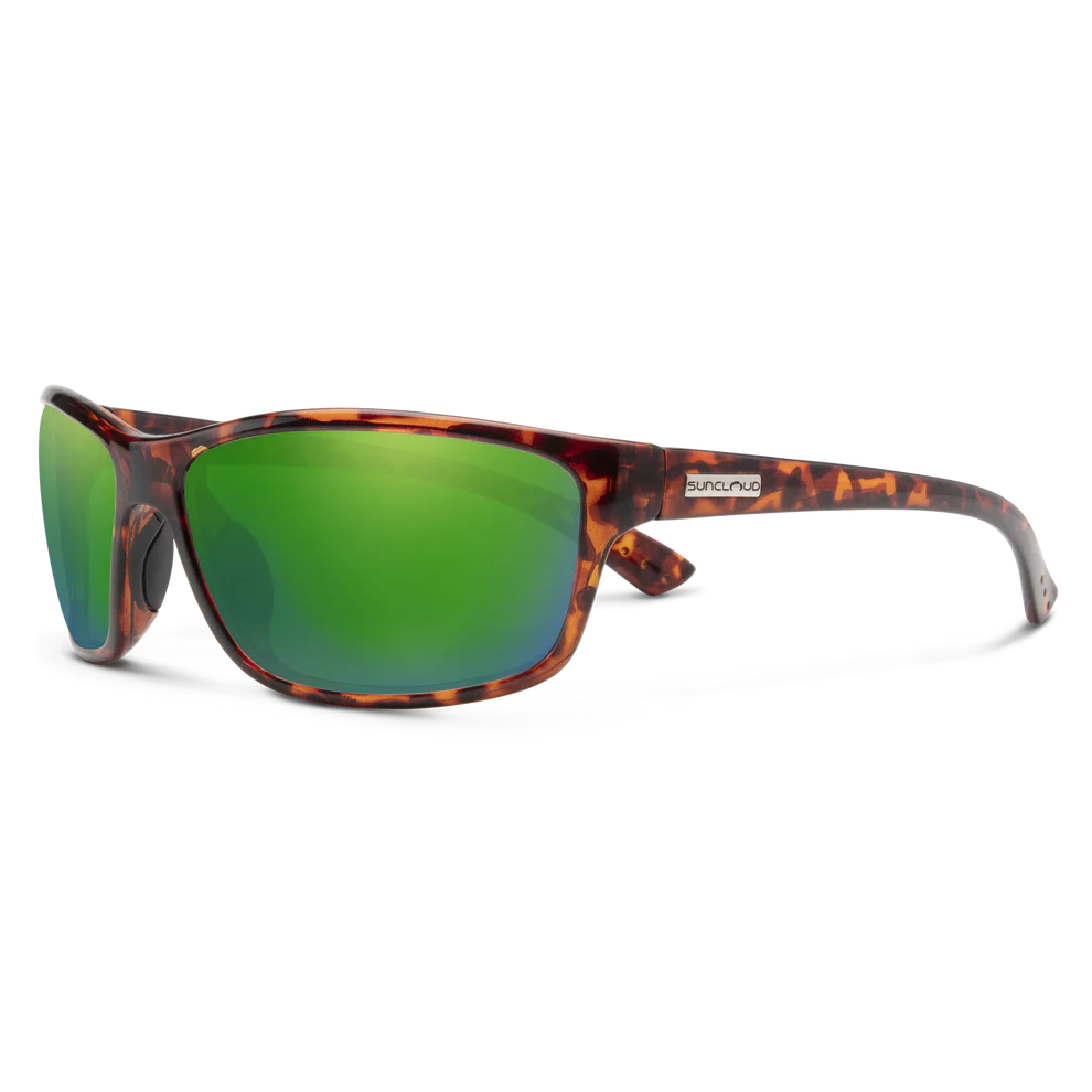 Suncloud Sentry Polarized Sunglasses-Sunglasses-Suncloud-Tortoise Frame w/ Green Mirror-Tackle World