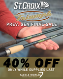 St. Croix Triumph Travel Spinning Rods *Final Sale*