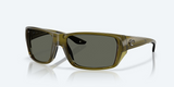 Costa Tailfin Polarized Sunglasses-Sunglasses-Costa-Seagrass Frame w/ Gray Mirror 580G Lens-Tackle World