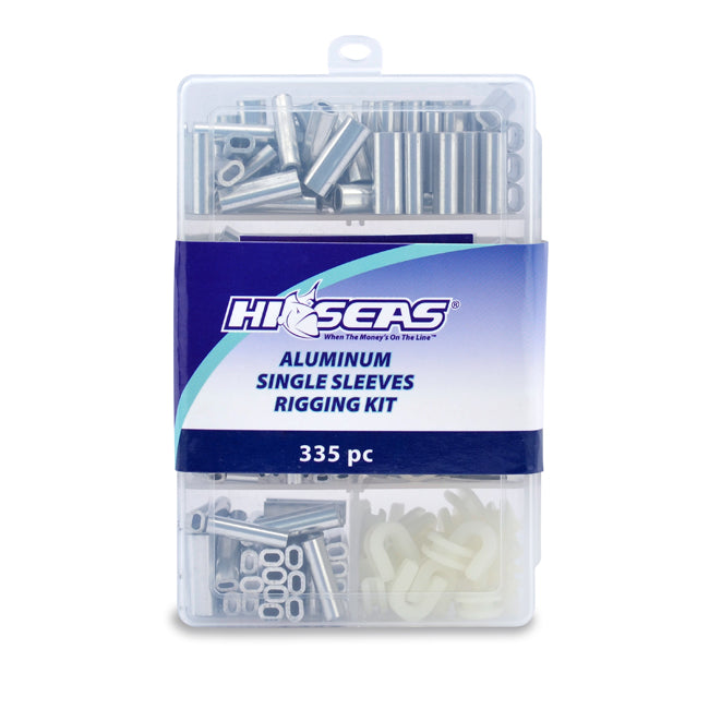 Hi-Seas Aluminum Single Sleeves-Terminal Tackle-Hi-Seas-Tackle World