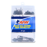 American Fishing Wire Brass Ball Bearing Snap Swivels Kit-Terminal Tackle-American Fishing Wire-Tackle World