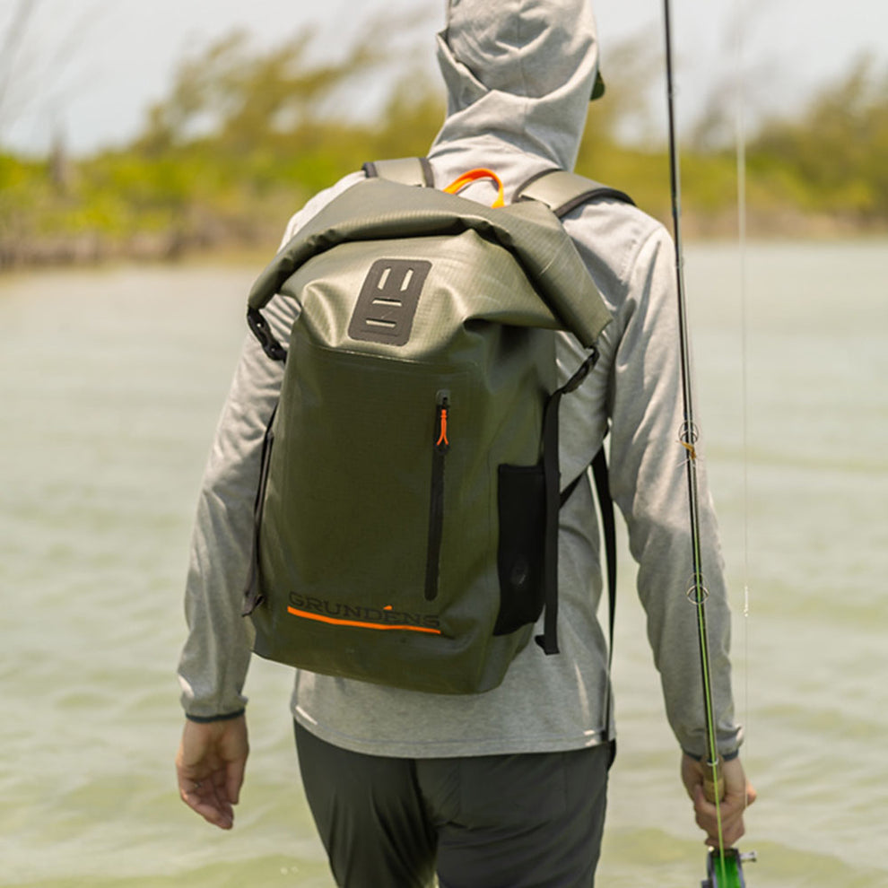 Grundens Wayward Roll Top Backpack 38L-Accessories-Grundens-Tackle World
