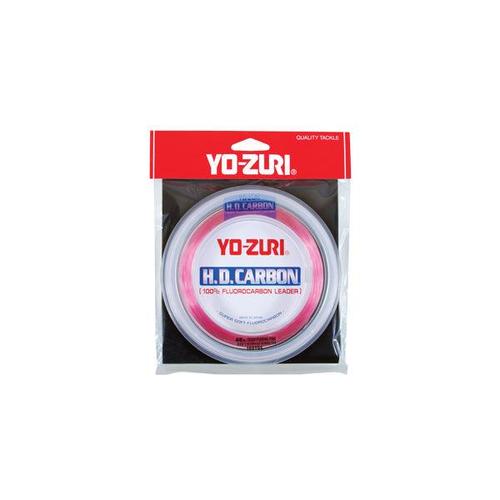 Yo-Zuri H.D. Carbon Disappearing Pink Fluorocarbon Leader-Line & Leader-Yo-Zuri-Tackle World