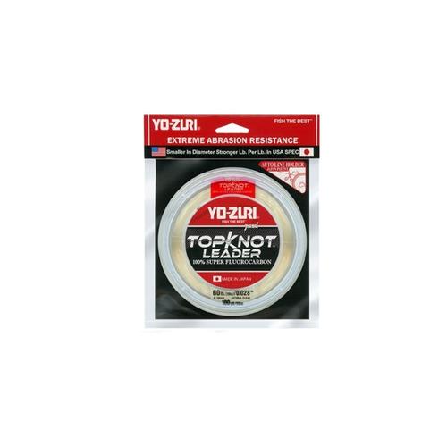 Yo-Zuri TopKnot Fluorocarbon Leader-Line & Leader-Yo-Zuri-Natural Clear-20 lb / 30 yd-Tackle World
