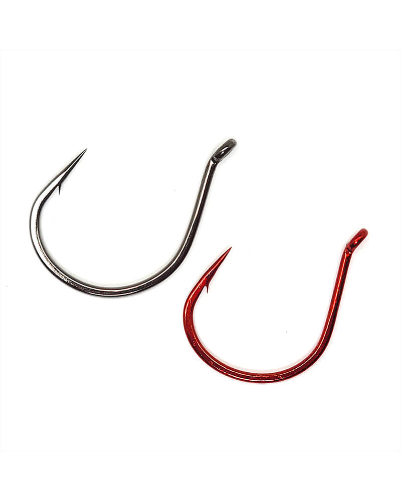 Gamakatsu Finesse Wide Gap Hooks, Red, 1/0 - 6 pack