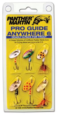 Panther Martin Pro Guide Anywhere 6 Pack Inline Spinners – Tackle