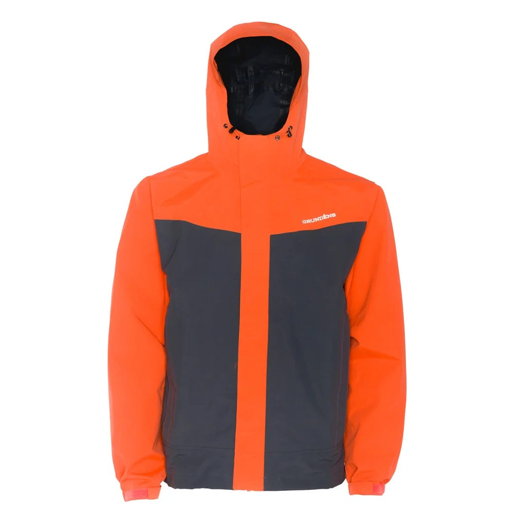 Grundens Full Share Jacket Orange/Grey / L