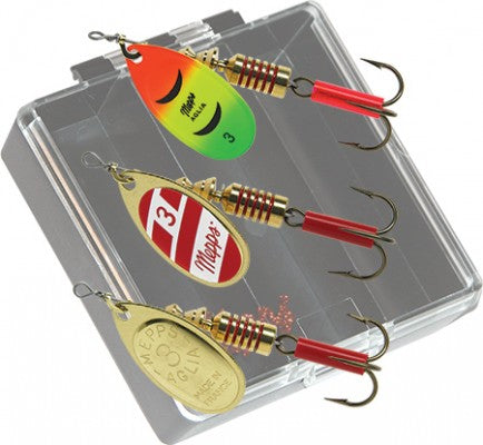 Mepps Bass Pocket Pac - #3 Aglia Plain Inline Spinners – Tackle World