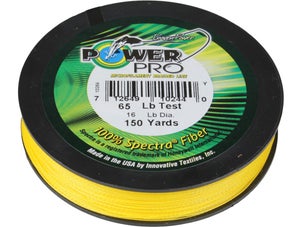 Power Pro Braided Line Hi-Vis Yellow 50lb - 150yd