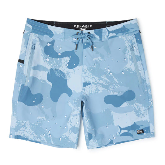 Pelagic 18" Leaderman Boardshorts-Apparel-Pelagic-Slate-32-Tackle World