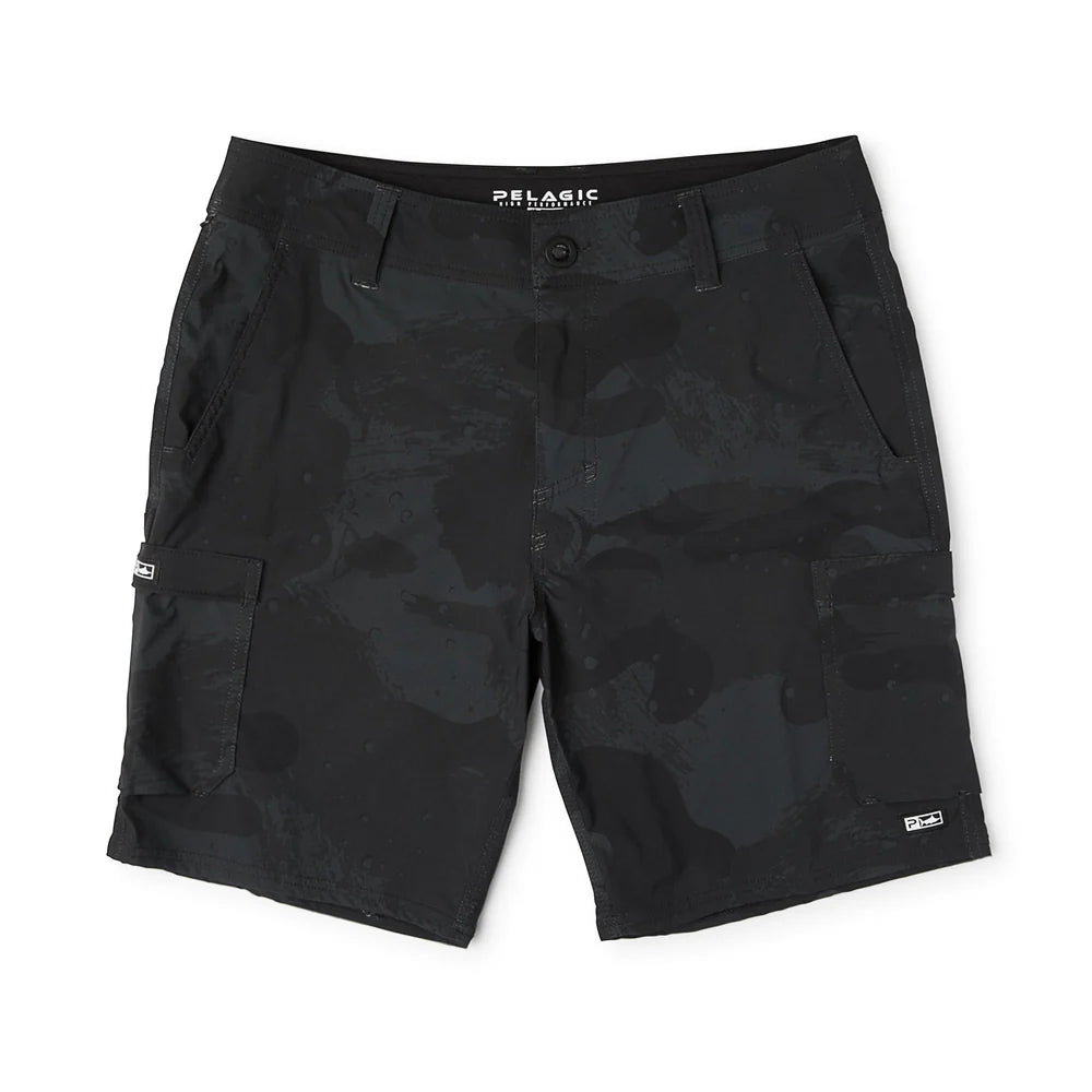 Pelagic 20" Maderia Cargo Hybrid Shorts-Apparel-Pelagic-Black-32-Tackle World