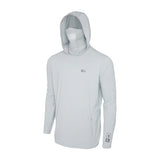 Pelagic Exo-Tech Hooded Fishing Shirts-Apparel-Pelagic-Light Grey-L-Tackle World