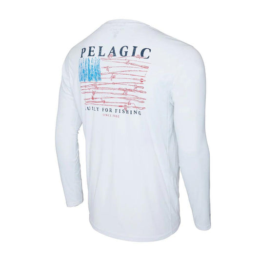 Pelagic Vaportek Fishing Shirts-Apparel-Pelagic-White-L-Tackle World