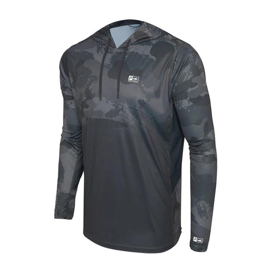 Pelagic Vaportek Hooded Fishing Shirts-Apparel-Pelagic-Graphite-M-Tackle World