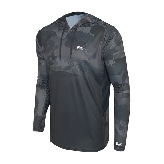 Pelagic Vaportek Hooded Fishing Shirts-Apparel-Pelagic-Graphite-M-Tackle World