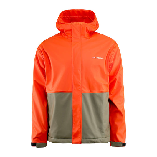 Grundens Neptune Thermo Jacket-Apparel-Grundens-Orange/Olive-M-Tackle World