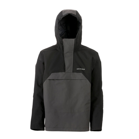 Grundens Full Share Anorak Pullover-Apparel-Grundens-Black/Grey-M-Tackle World