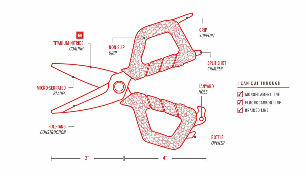 Bubba Small Shears-Tools-Bubba-Tackle World