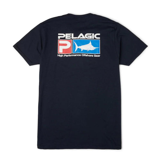 Pelagic Deluxe T-Shirts-Apparel-Pelagic-Navy-M-Tackle World