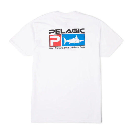 Pelagic Deluxe T-Shirts-Apparel-Pelagic-White-M-Tackle World