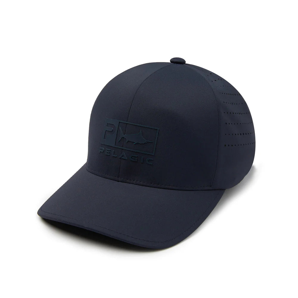 Pelagic Flexfit Hats-Apparel-Pelagic-Dark Navy-S/M-Tackle World