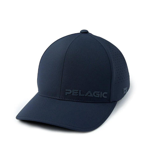 Pelagic Flexfit Delta Hats-Apparel-Pelagic-Dark Navy-S/M-Tackle World
