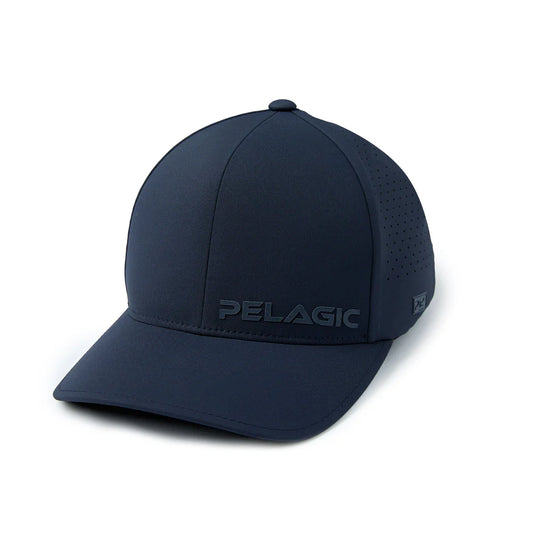 Pelagic Flexfit Delta Hats-Apparel-Pelagic-Dark Navy-S/M-Tackle World