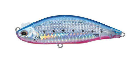 Daiwa Lazy FA Shad 100S Sinking Twitchbaits-Lures-Daiwa-Blue Pink-Tackle World