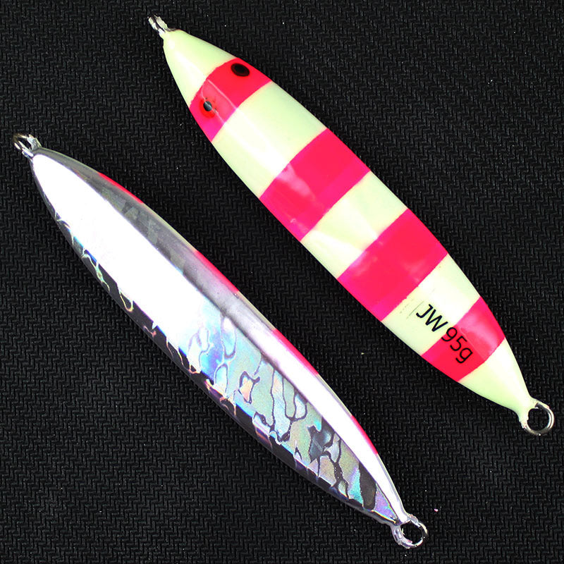 Jigging World Waterbug Mirco Jigs (No Hooks) *Final Sale*-Lures-Jigging World-Pink/Glow-75g / 2.6oz-Tackle World