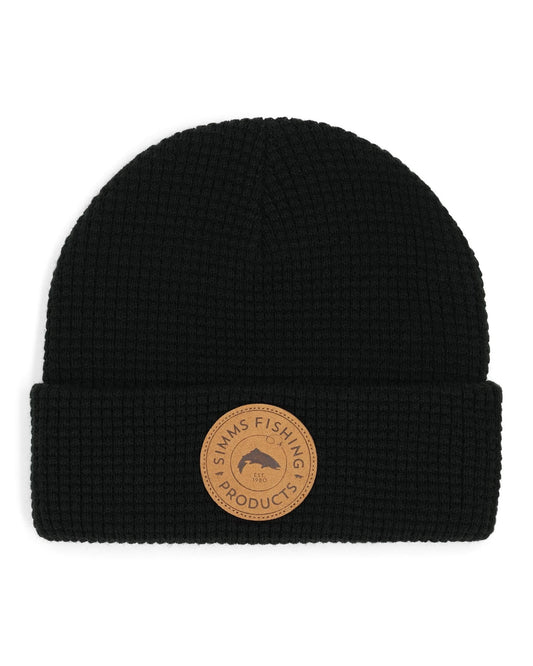 Simms Everyday Waffle Knit Beanie-Apparel-Grundens-Black-Tackle World